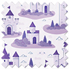 Royal Realm, Lavender - Twist&Fit Roller Blind
